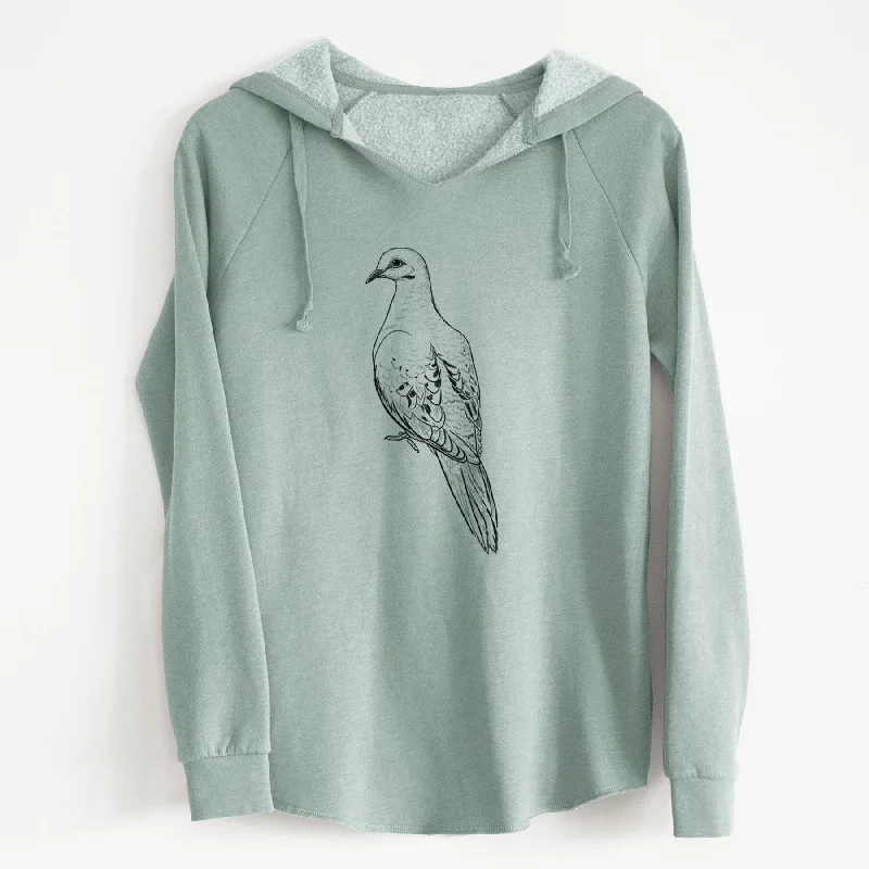 Mourning Dove - Zenaida macroura - Cali Wave Hooded Sweatshirt Hoodie with Drawstrings