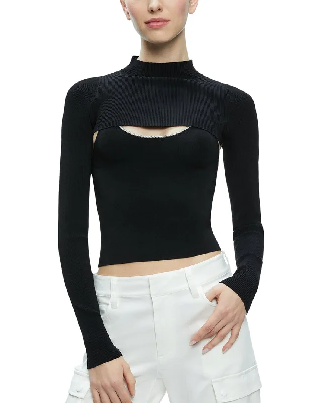 alice + olivia Orion Knit Tank And Shrug Eco-friendly sweaters