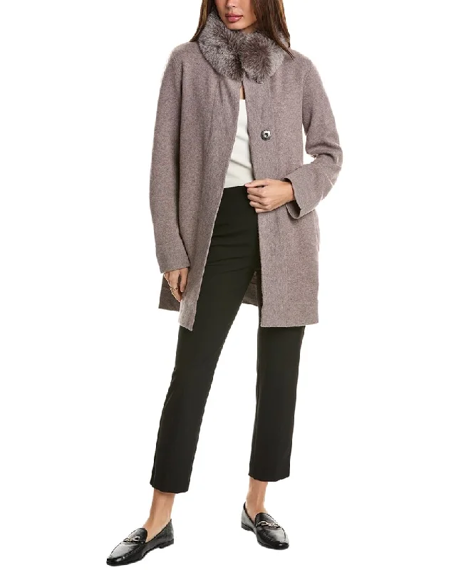 Forte Cashmere Swing Wool & Cashmere-Blend Cardigan Cheap sweaters
