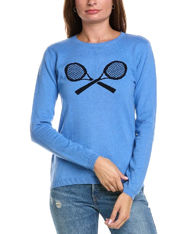 Two Bees Cashmere Tennis Cashmere-Blend Sweater Expensive sweaters