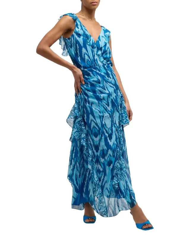Anika Dress In Laguna Blue Popular unclassified dresses