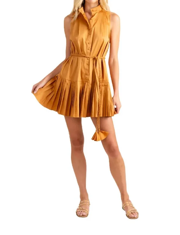 Bella Dress In Earth One-shoulder unclassified dresses