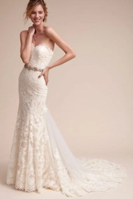 BHLDN Leigh Gown/#39250873 Color block unclassified dresses