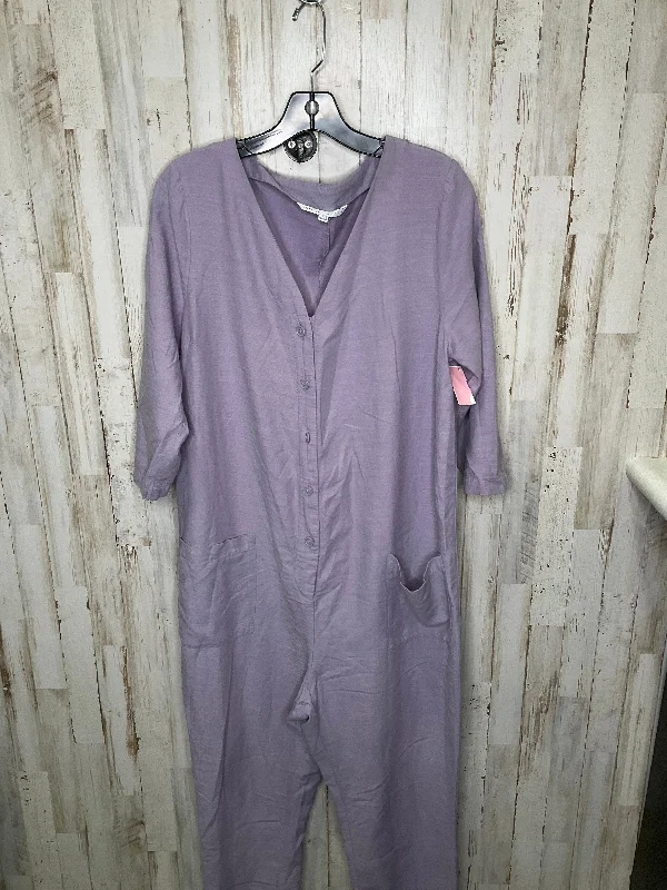 Jumpsuit By The Nines In Purple, Size: L Budget-friendly unclassified dresses
