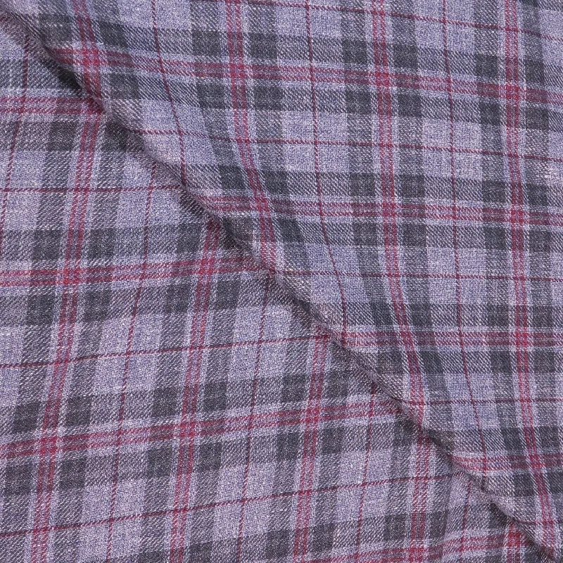 Light Grey Plaid Ermenegildo Zegna Cloth Suiting Fabric Floral unclassified dresses