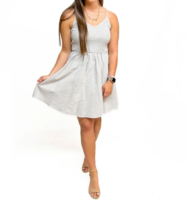 Love Like Me Dress In Taupe Tulle unclassified dresses