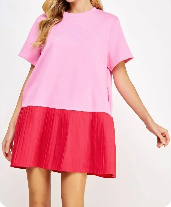 Popping Dress In Pink/red Tulle unclassified dresses