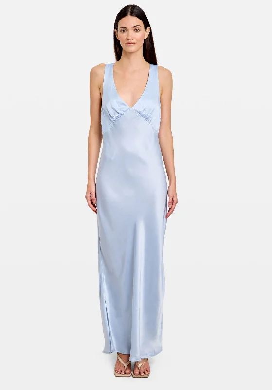 VINTAGE SLIP DRESS SKY Party unclassified dresses